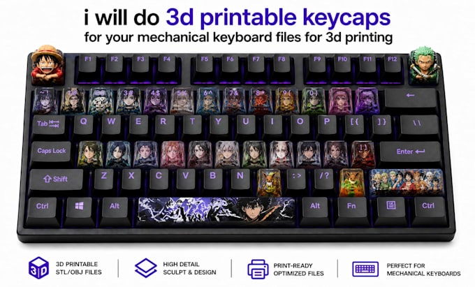 do 3d printable keycaps for your mechanical keyboard files for 3d printing