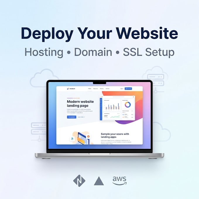 deploy your website to netlify, vercel, heroku, render