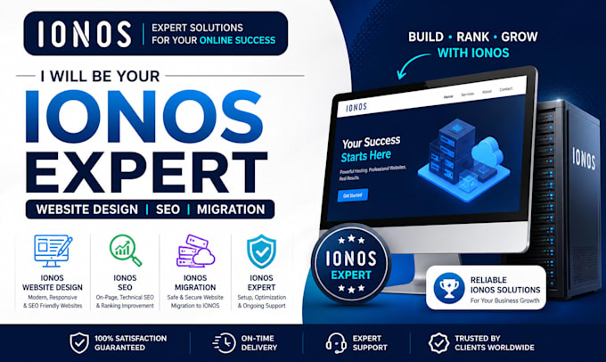 ionos website design redesign seo migration expert website developer