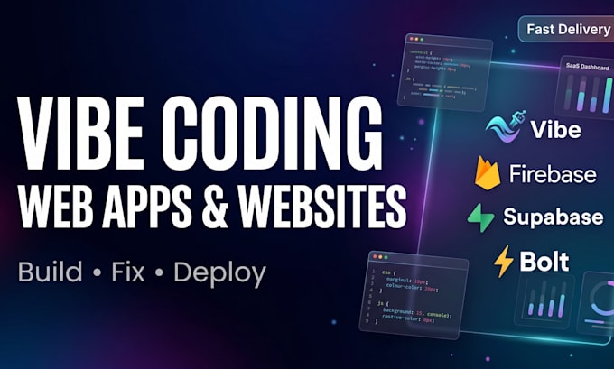 create no code website, vibe coded website for you