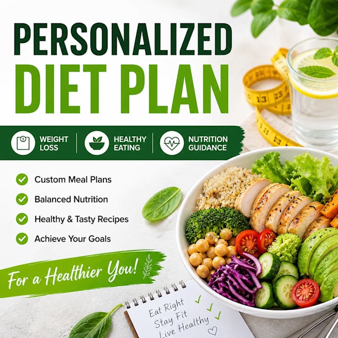 write a personalized diet plan and nutrition meal plan
