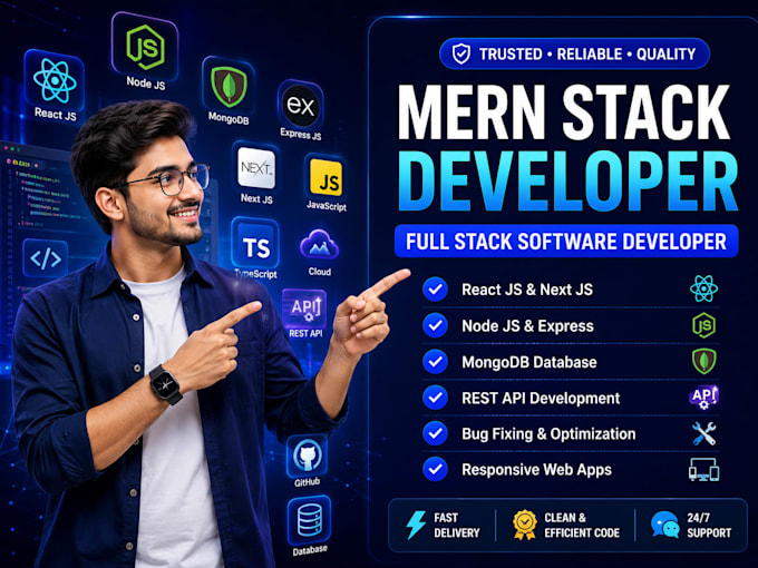 be expert mern stack specialist developer full stack software developer