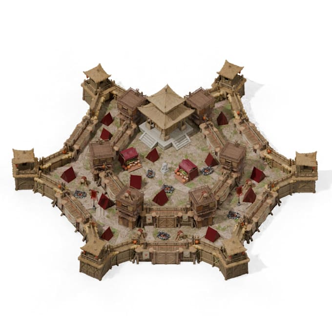 3d build and prop modeling