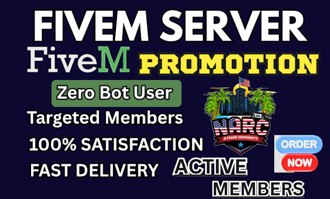 do fivem server promotion, discord advertising rust dayz gaming server promotion