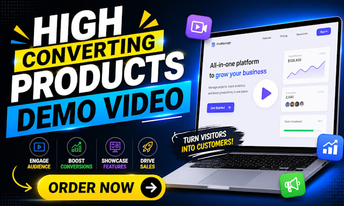 create saas explainer video and saas product demo video