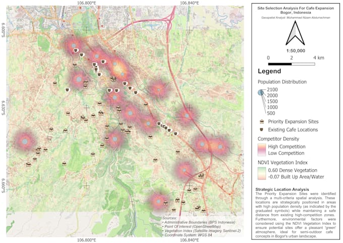perform professional gis analysis and custom map creation
