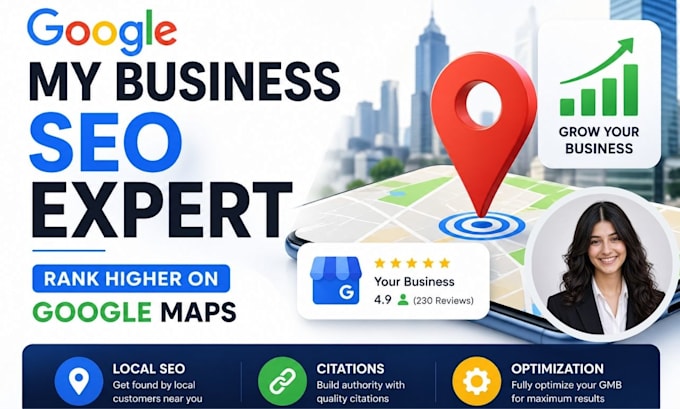 setup gmb do google maps ranking local SEO and gmb optimization