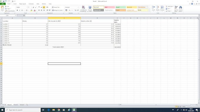 do data formatting and data organization