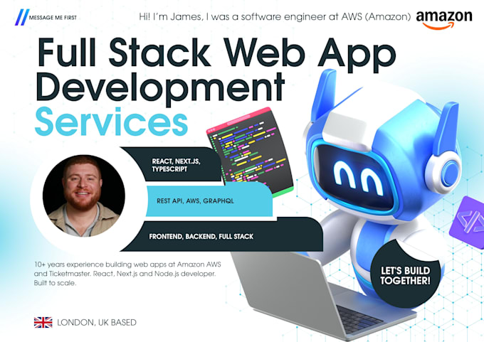 build your react and next js web app as your full stack developer