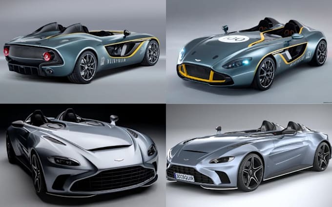 create realistic 3d car model engine block body kit design automotive rendering