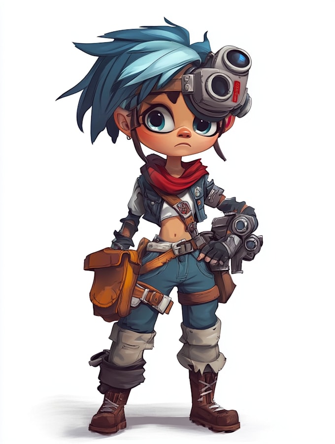 draw 2d game character or 2d game character
