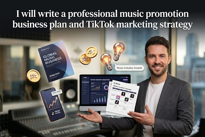 develop a professional music promotion business plan