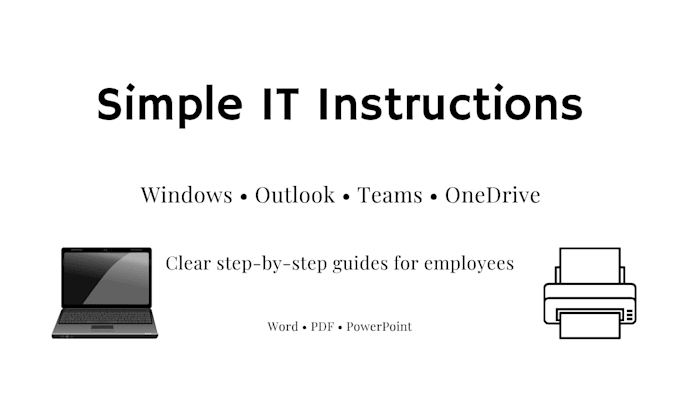 simple IT instructions for employees