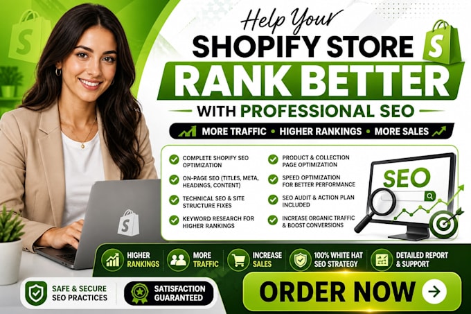 your shopify store rank better with professional SEO