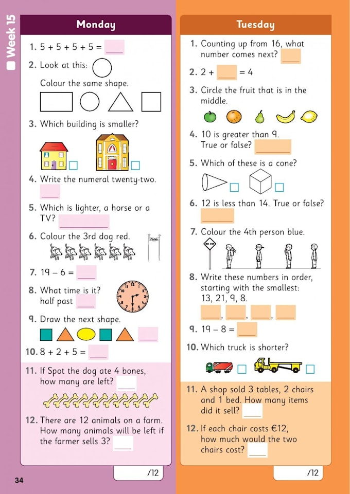 design a primary school maths worksheet bundle for teachers