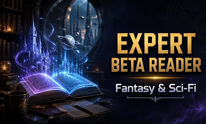 be your expert beta reader for fantasy and sci fi novels
