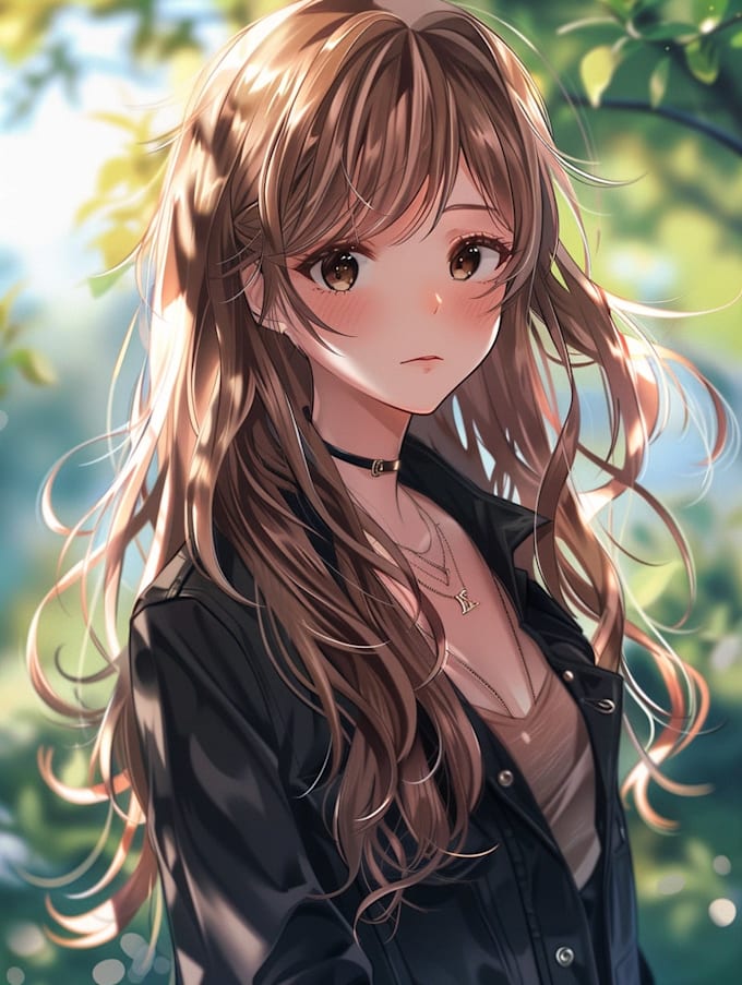 any character in anime style