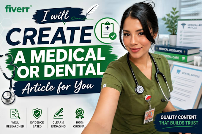 create a medical or dental article for you