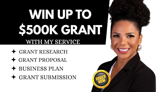 write grant proposal, business plan, do grant research, apply for grants