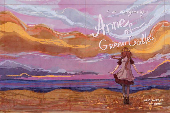 draw a dreamy book illustration