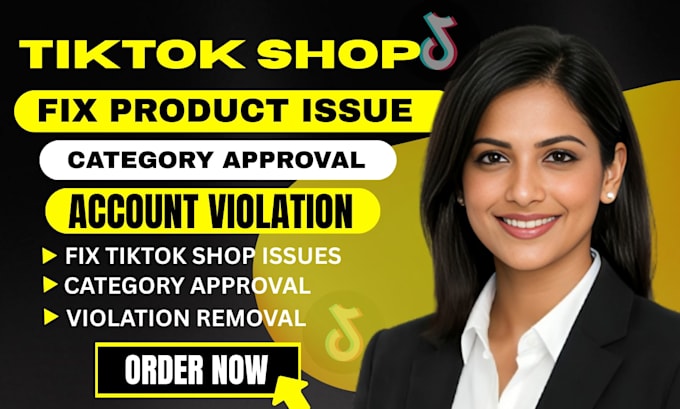 fix tiktok shop issues and setup tiktok shop category approval