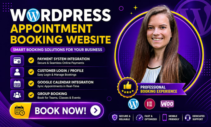 create amelia booking or bookly for your wordpress appointment website