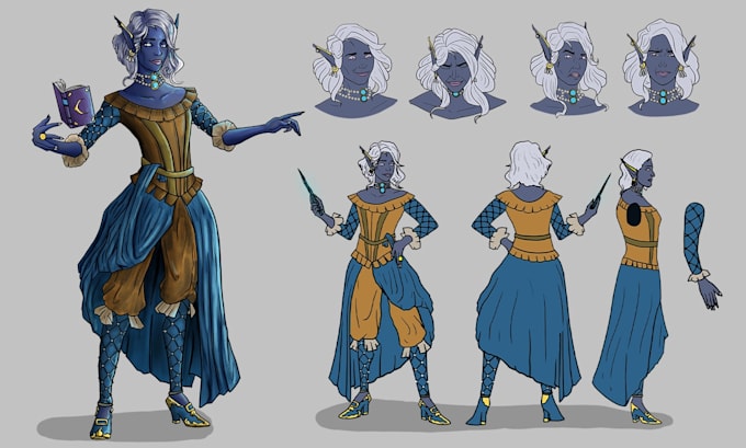 design custom 2d character art for games, animation or brands