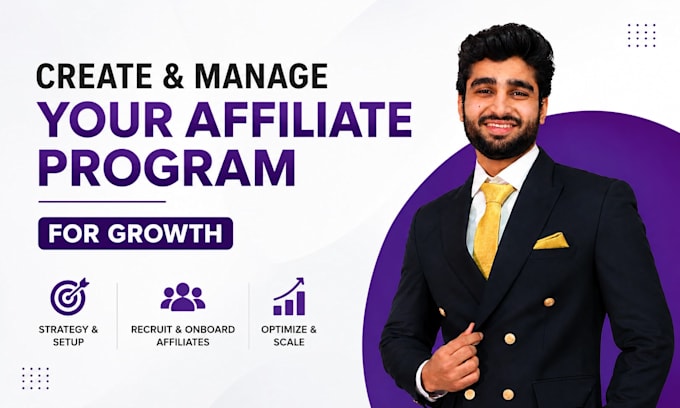 create and manage your affiliate program for growth