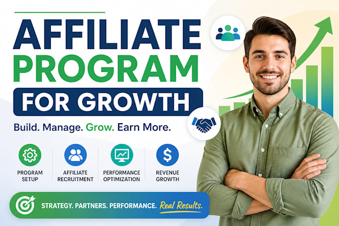 create and manage your affiliate program for growth