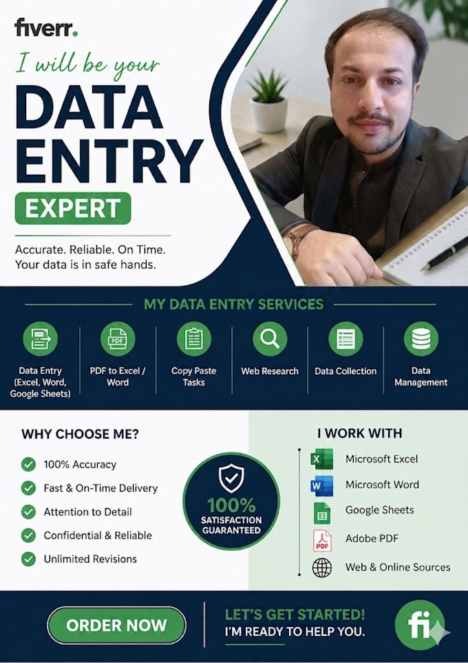 do accurate and fast data entry, copy paste, typing work