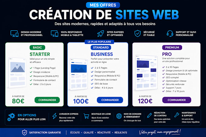 to create a modern and responsive professional website