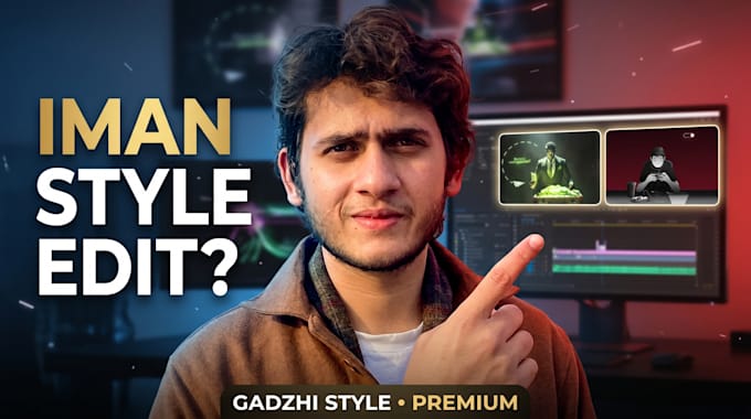 professionally edit talking head videos in iman gadhzi style