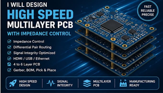 design high speed multilayer pcb impedance control, raspberry pi hat, bldc motor