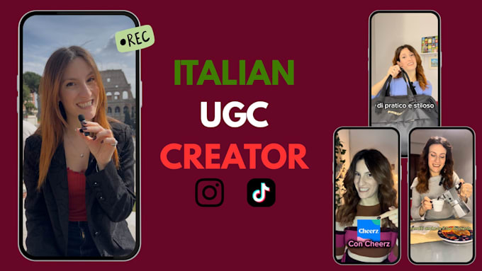 be your italian ugc creator