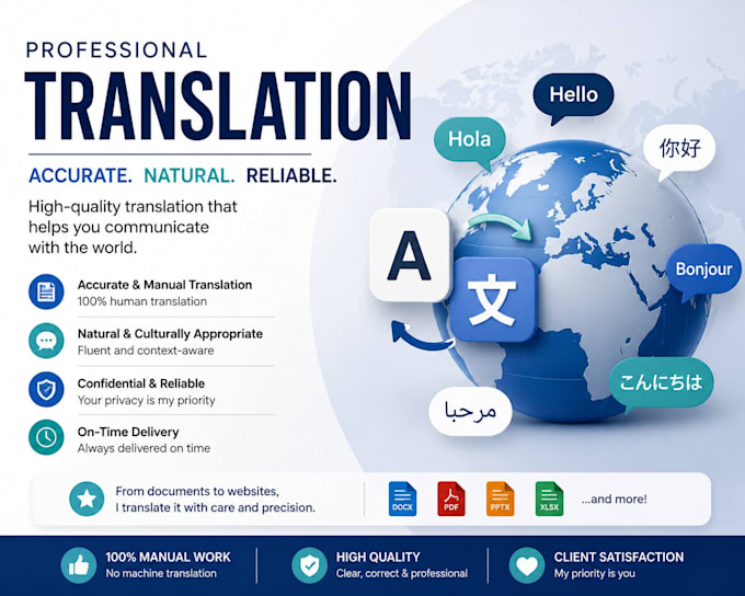 do native urdu translation with proofreading