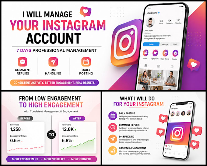 manage your instagram account and handle dms