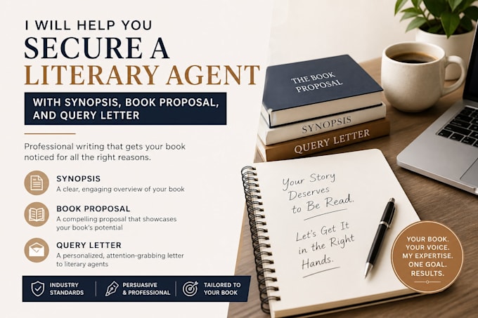 Help you secure a literary agent with synopsis, book proposal, and ...