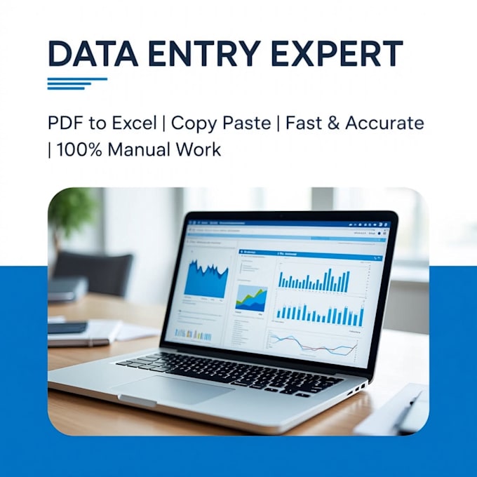 do excel data entry, pdf to excel, copy paste in 24hrs