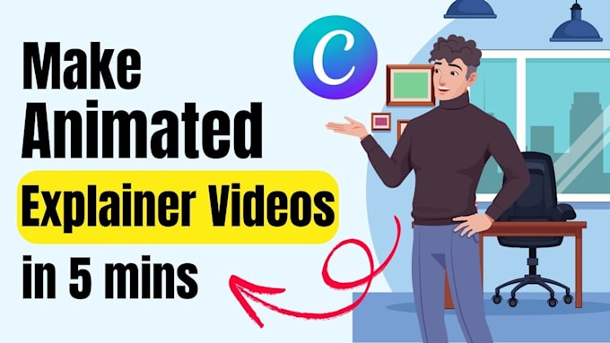 create video or 2d animation, animated explainer video
