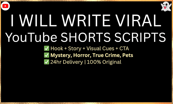 write viral horror mystery youtube short script