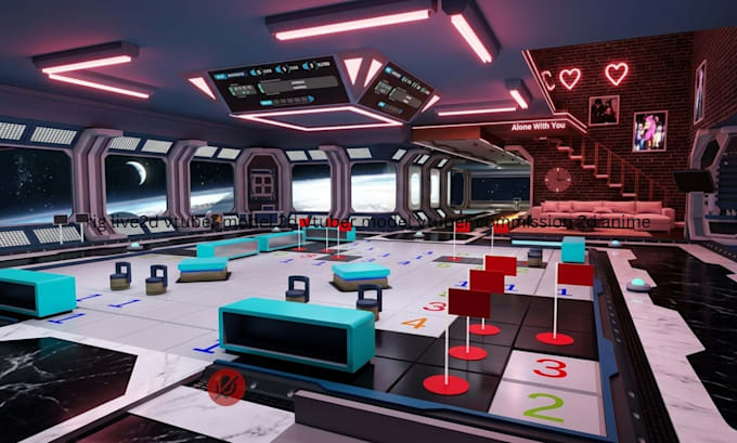 create interactive custom vrchat world 3d environment metaverse vrc world vrchat