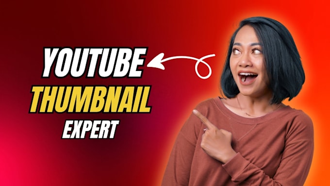 design professional and clickable youtube thumbnail