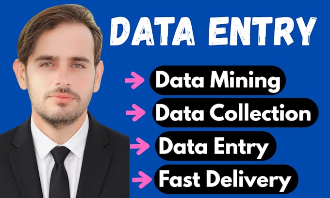 do data mining, data collection, and data entry for you