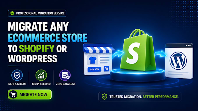 migrate woocommerce to shopify, wordpress to shopify migration, wix to shopify