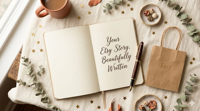 write a compelling etsy shop bio and about page writer
