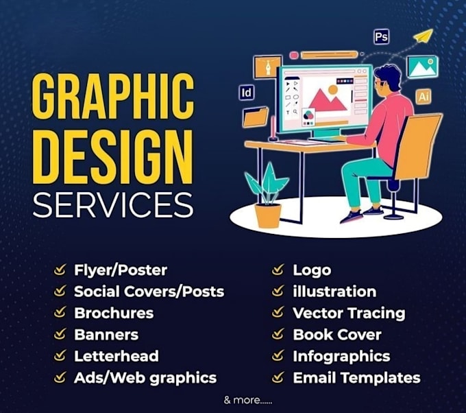 design professional graphics and creative visuals for you