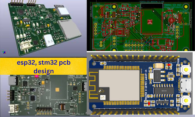 Iot pcb expert, esp32 altium, stm32 cadence, arduino easyeda, kicad ...
