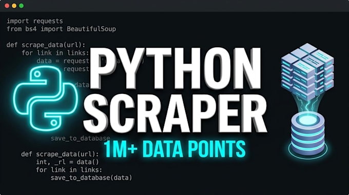 build a custom python web scraper