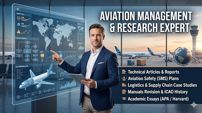 write aviation content, reports, articles, research,airport,essay,summary,manual