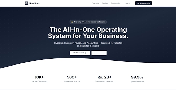 build a professional erp or cloud accounting software
